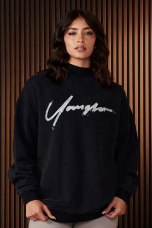 Young LA W521 - Urban Crewneck Schwarz | 8603-YARWO
