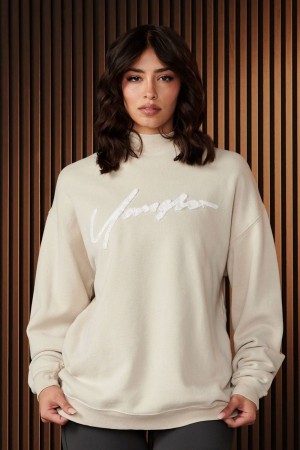 Young LA W521 - Urban Crewneck Weiß | 6273-SABCZ
