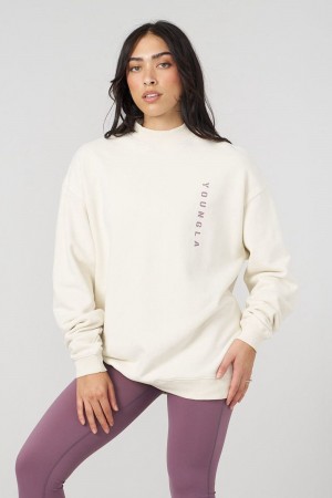 Young LA W539 Eternal Crewneck Weiß | 6923-NWDAE