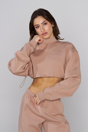 Young LA W540 Scuba Crop Khaki | 1940-CUQKP