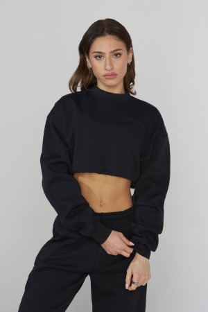 Young LA W540 Scuba Crop Schwarz | 0481-FHGXN