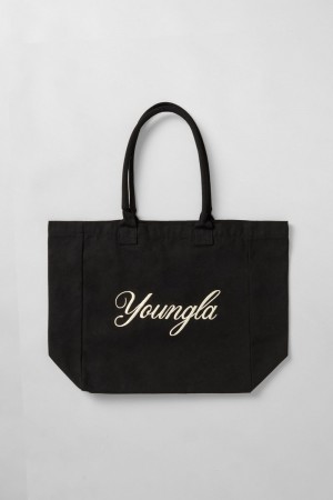 Young LA W603 - Explorer Tote Bag Schwarz | 0391-YZSHP